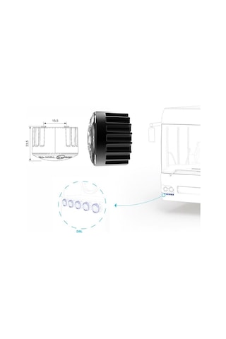 Sanel 12v-24v Gündüz Sürüş Ledi 5 X 2 Takım