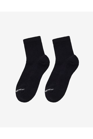 Skechers 3'lü Paket Sport Yarı Destekli Bilek Üstü Çorap Unisex Siyah Çorap S2520320-3817