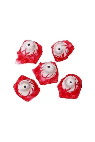 5 Adet Kanlı Korkunç Cadılar Bayramı Malzemesi Sahte Organ İnsan Gözbebekleri Vücut Parçaları Parti Aksesuarları İçin 12+