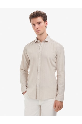 Pierre Cardin Erkek Bej Gömlek Desenli 50320900-vr011