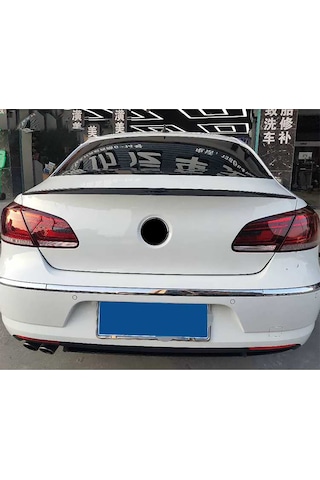 Vw Passat Cc Bagaj Üstü Spoiler Parlak Siyah Spoyler Plastik İthal