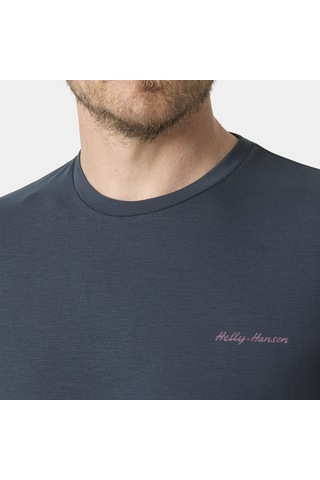 Helly Hansen Skog Recycled Graphic Erkek T-shirt-32451 Füme