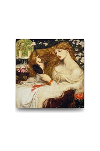 Gabriel Rossetti - Lady Lilith Tablosu - 40x40cm
