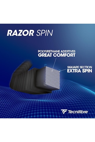 Tecnifibre Bob Razor Spin Siyah 16/1.30 200m Rulo Kordaj