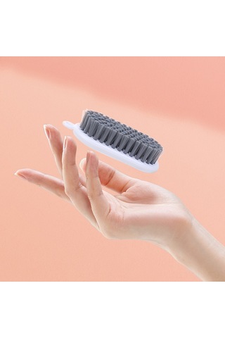 Qingmipy Mini Çok Amaçlı Yumuşak Kıllı Ayakkabı Ve Kıyafet Temizleme Fırçası, Pratik Asma Askılı Ev Temizlik Aracı Diğer