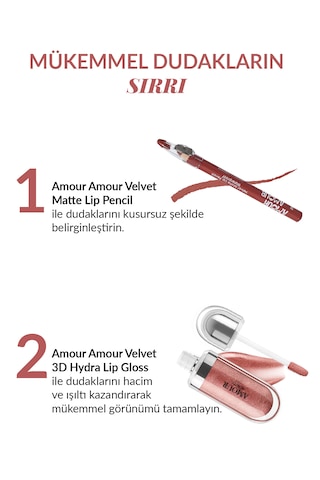 Amour Amour 3d Hydra Nemlendirici Dudak Parlatıcısı Işıltılı & Hacim Veren Lip Gloss 21 Brun Rose