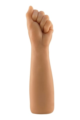 30 Cm Dev Kalın Realistik Yumruk Fist Tasarımlı Dildo Melez Çok Renkli