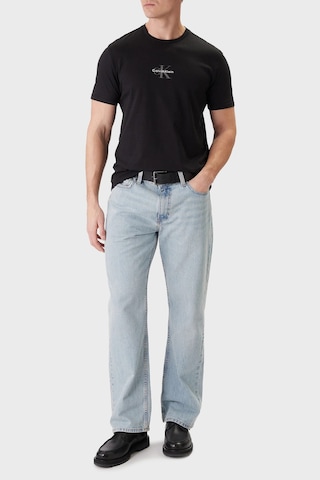 Calvin Klein Erkek T Shirt Lv04rb866g Ub1 Siyah Siyah
