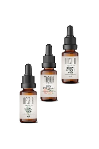 Masala Kan Portakalı Yağı + Biberiye Kuşdili + Niaouli Yağı 3 x 10 ML