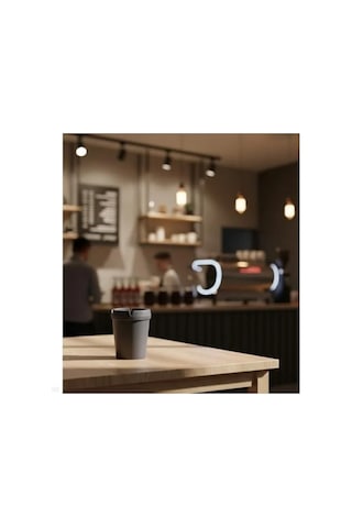Gri Modern Küllük Duman Kanallı Plastik 10 Cm Yükseklik Ev, Balkon, Ofis Kullanımı
