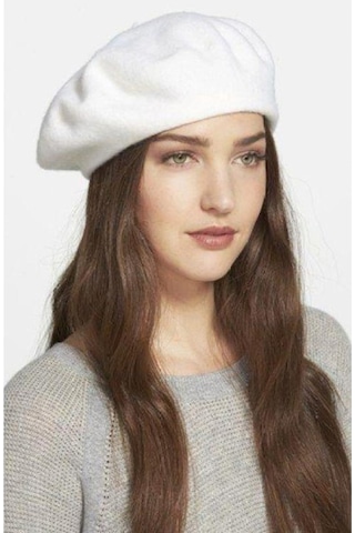 Fransız Ressam Keçe Bere Beyaz