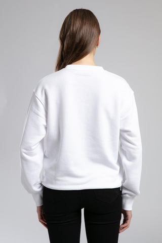 Lee Cooper Hylda Kadın O Yaka Sweatshirt Beyaz-21481 Beyaz