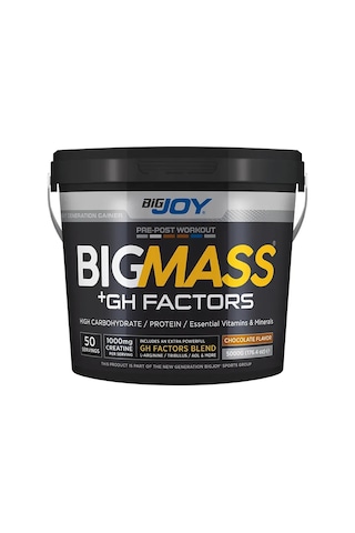 Bigjoy BIGMASS Gainer GH FACTORS 5000g Çikolata Bigjoy BIGMASS Gainer GH FACTORS 5000g Çikolata