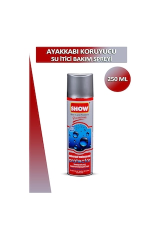Bağcık + Show Ayakkabı Koruyucu Ve Su İtici Bakım Spreyi 250 Ml Set