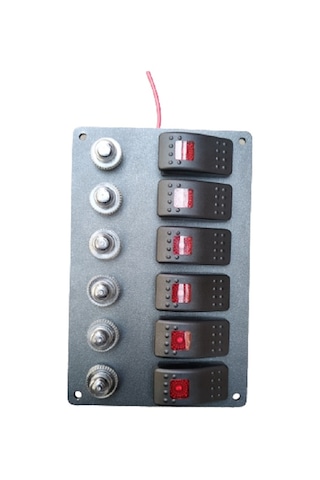 Tekne Ve Karavan Otomatik Sigorta Paneli. 6'Lı
