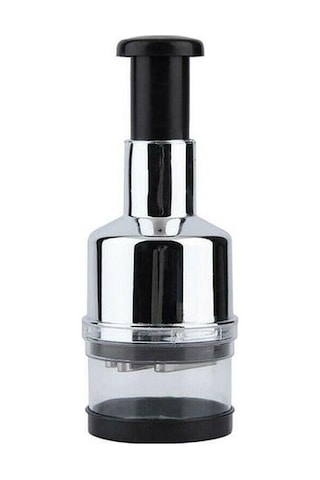 Likeable Mutfak Kıyıcı Baskı Kesici Sebze Soğan Sarımsak Dilimleme Soyucu Dicer Kıyma Siyah