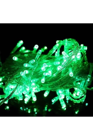 50m Led Dize Işıklar Noel Yeni Yıl Çelenk Dekorasyon Sokak Odası Ev Bahçe Dış Mekan Kullanımı Dıy Dekor, Cn Fiş, Watt: 50m 400leds Yeşil Diğer