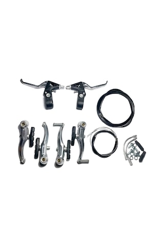 Alhonga Bisiklet Metal Gri Fren Takımı Set Taiwan