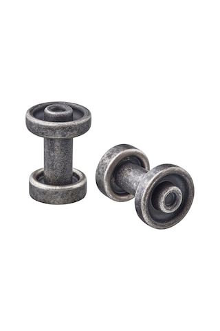 Ikea Skruvshult 2'li Mobilya Kulpu 18 Mm Siyah - Gri Çok Renkli