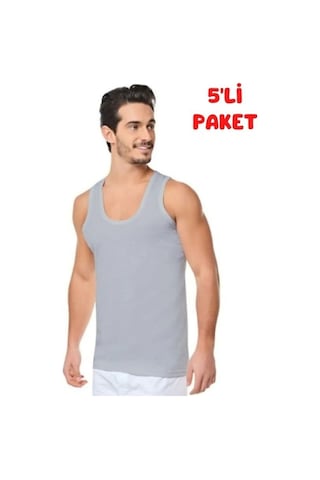 Erkek Penye Atlet 5'li Paket 001