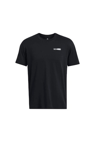 Under Armour Heavyweight Armour Erkek Siyah Günlük Stil T-shirt 1382831-001 1654622 SIYAH
