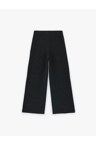 Koton Standart Bel Geniş Paça Pantolon Antrasit 6sak40037ek Antrasit
