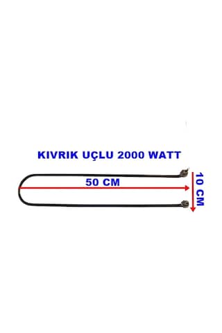 Ender Benmari 50cm Rekorlu Kıvrık Rezistans 2000w 220v 8,5 Cr-ni
