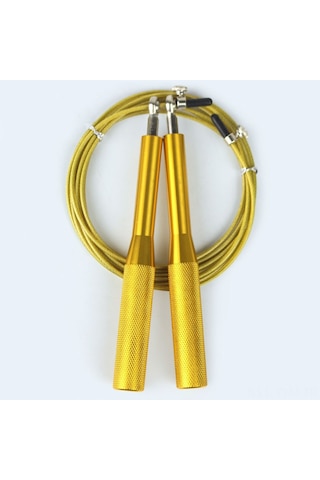 Geeksen Pembe Alüminyum Saplı Çift Rulmanlı Çelik Tel Atlama İpi - Spor Antrenmanı Ve Egzersiz İçin Diğer