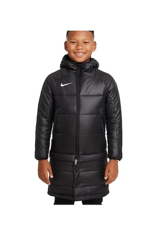 Nike Therma Fit Academy Pro 2in1 Çocuk Siyah Kapüşonlu Mont Dj6363-010 Siyah