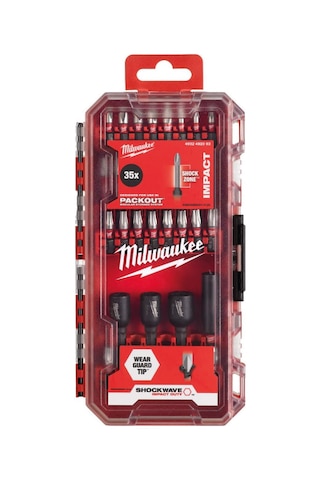 Milwaukee T4932492003 Shock Wave Bits Uç Seti 35 Parça