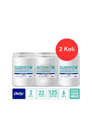 Only Fotoselli Kağıt Havlu 8 KG 22 CM 2 x 6 Rulo