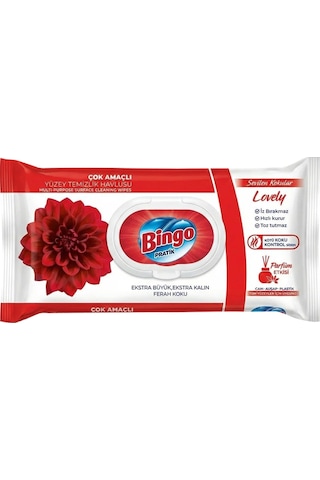 Bingo Yüzey Temizlik Havlusu 96 Lı 3 Lü Karma Paket Beyaz