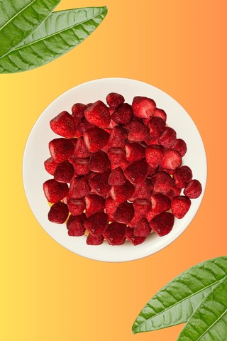 Freezya Freeze Dried Dondurularak Kurutulmuş Çilek - 15 Gr