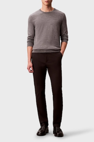 Calvin Klein Pamuklu Slim Fit Dar Paça Chino Pantolon Lv04ld613gub1 Erkek Pantolon Lv04ld613g Ub1 Siyah