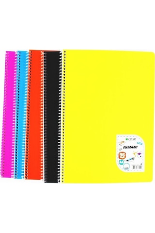 Çınar A4 Defter 96 Yp. Çizgilii Spr. Pp. Kpk. Colormaxı Pembe