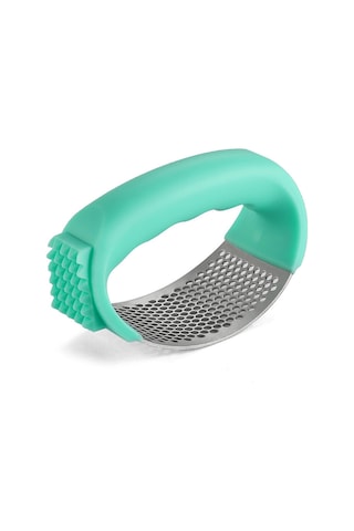 Reedark Ev İçi Çinko Sıkma Aleti: Paslanmaz Çelikten Yapılmış, Kolay Kullanım, Kompakt Tasarım, Sağlıklı Sarımsak Ezme Aracı Yeşil Pp Paket Yeşil