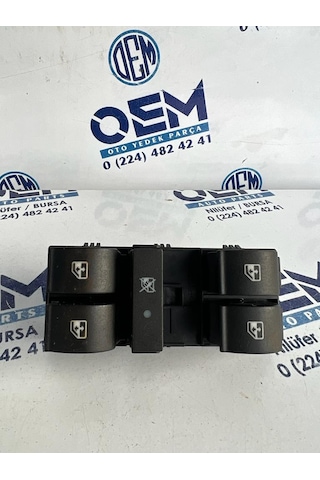 735631478 FİAT DOBLO EGEA CAM DÜĞMESİ 4 LÜ SOL ŞÖFÖR.