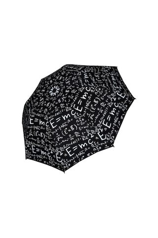 Herşey Nota Mc2 Fizik Unisex Desenli Siyah Şemsiye 330 Çok Renkli