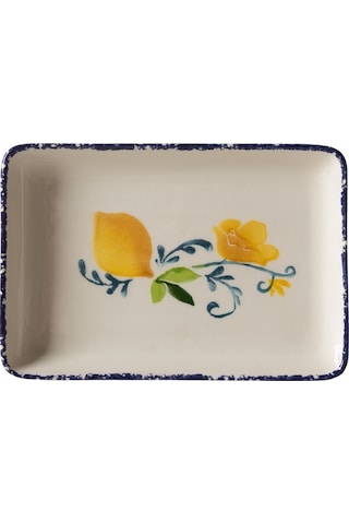 Mudo Home Limon Sunum Tabağı 22x15cm Çok Renkli