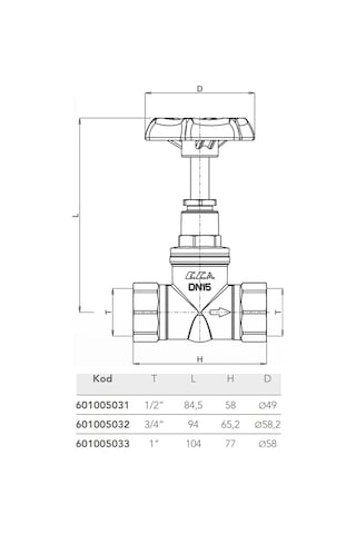 E.c.a. 1 Stop Valf - 601005033