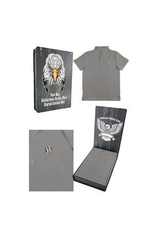 Beşiktaş Polo Yaka Çocuk T-shirt + Kutulu 001