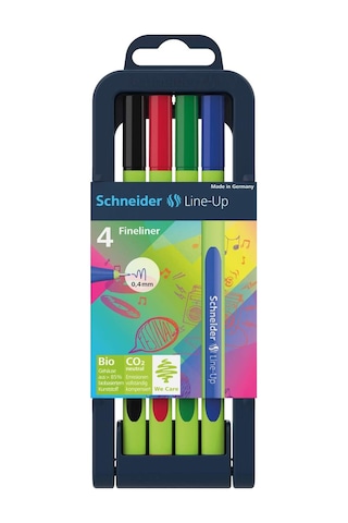 Schneider Fineliner Line Up 4'Lü Set Nsct842