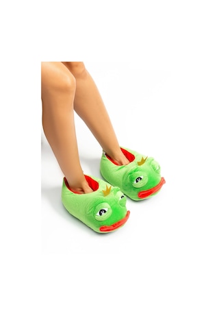 Twigy Frog Unisex Hayvanlı Panduf Yeşil 36/41 CC0550 Yeşil