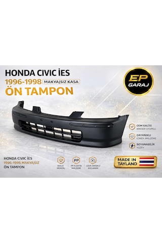 Honda Civi İes Makyajsız Kasa Ön Tampon 1996-1998 Model Araçlarla Uyumludur