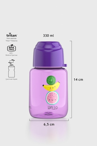 Renga Moi Baby Desenli 330 Ml Tritan Şişe 912061 Mor Mor