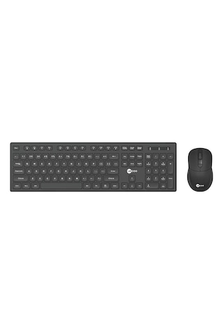 Lecoo Kw201 Kablosuz Q Klavye Mouse Set Siyah