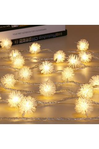 KİRPİ TOP LED IŞIK YILBAŞI AĞACI IŞIĞI NOEL LED IŞIK KİRPİ GÜN IŞIĞI LED IŞIK İP LED IŞIK MODLU 220V FİŞLİ Gün Işığı