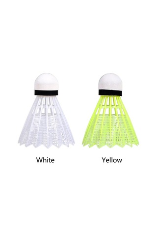 Flybuy Ve Topu Rüzgara Plastik Mekan Kullanımı İçin İç Dış Dayanıklı, Dayanıklı Badminton 6'li - Ji