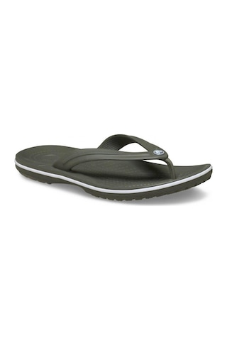 Crocs Crocband Flip Erkek Parmakarası Terlik - Koyu Yeşil