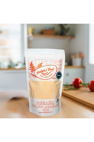 Organik Kırmızı Mercimek Unu 500gr Pestisit Analizli Organik Sertifikalı